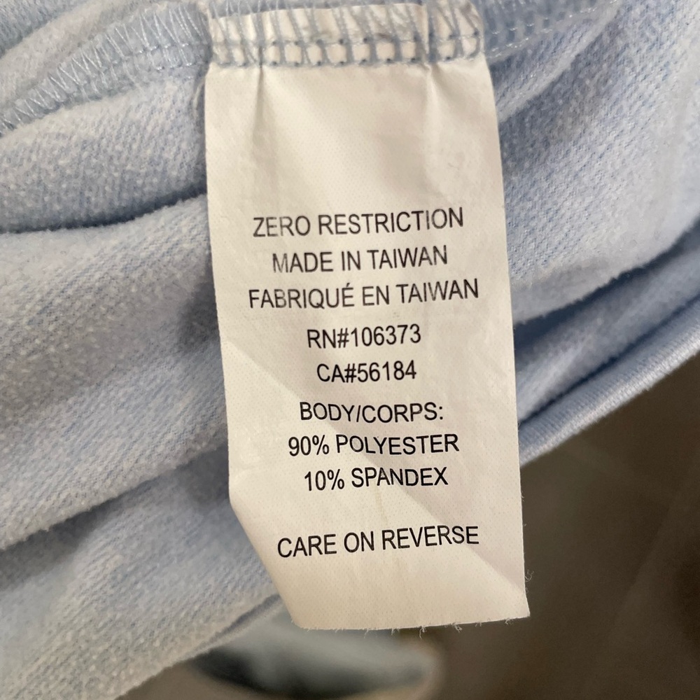 Zero Restriction Light Blue Mock Neck Sweater. Si… - image 3